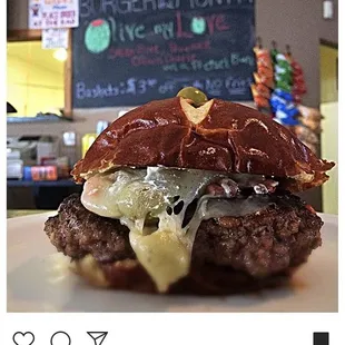 Olive my Love Burger.