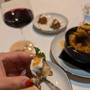Croquettes, French Onion Soup