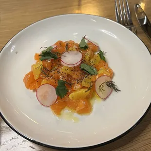 Ocean trout tartare