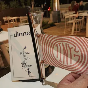 You raise the flag to get the attention of your waiter