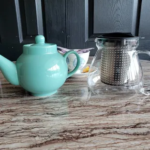 We got all sorts of different tea pots.