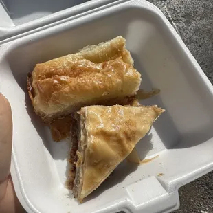 Baklava and coconut baklava