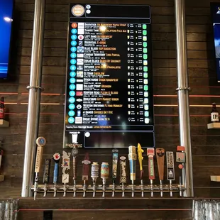 16 Beers on Tap