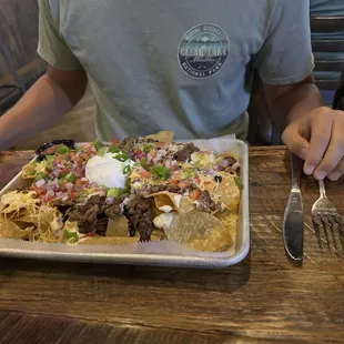 Platter of Nachos Grande