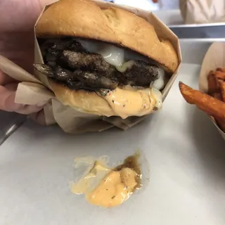 Swiss Mushroom Burger