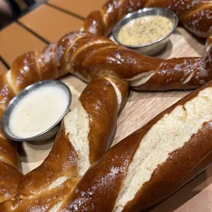 Pretzel was simple but actually pretty good.