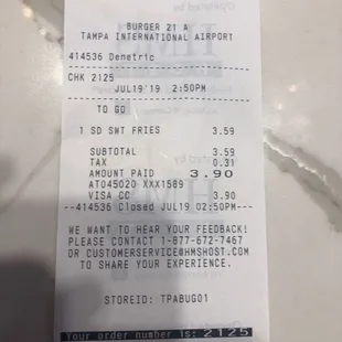 My cashier was the best