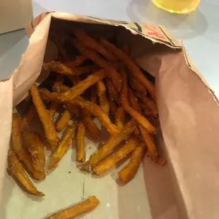 Sorry version of sweet potato fries! Boo