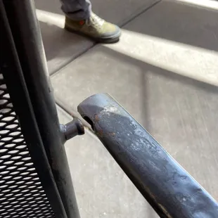 Chairs broken
