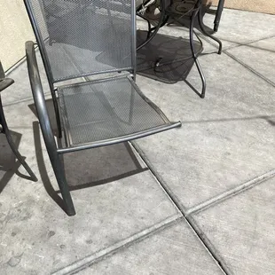 Chair completely broke