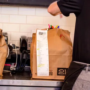 a man preparing a meal