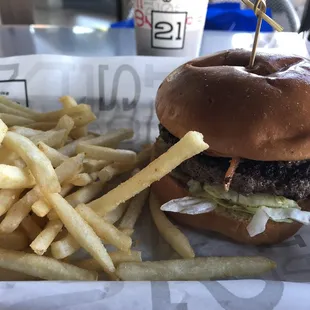 Black and Blue Burger