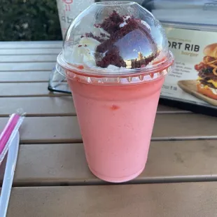 Red Velvet Cale Shake
