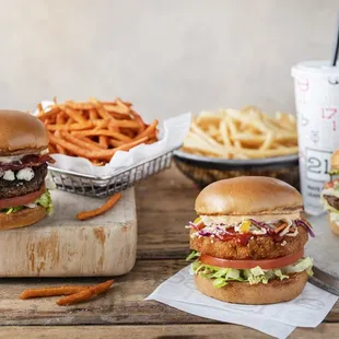 Spicy Thai Shrimp Burger