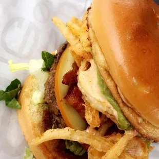 Texas Haystack Burger