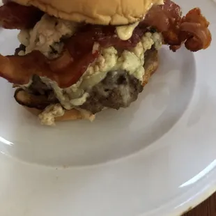 Blue Bacon Burger