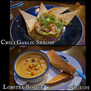 Both were delicious, but we liked the shrimps more.