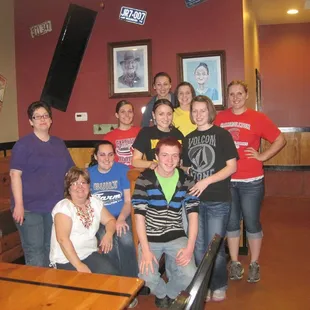 First crew in our new Building..