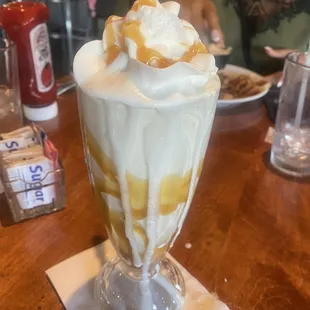 Adult Carmel Bourbon Milkshake
