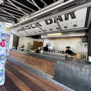 a man working in the kitchen