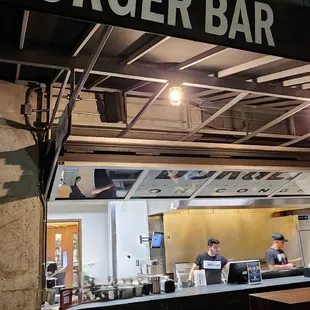 the interior of a restaurant