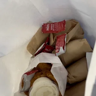 Bag of cheeseburgers