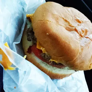 Cheeseburger @ Burger Barn Drive-In