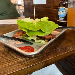 Black and blue protein style