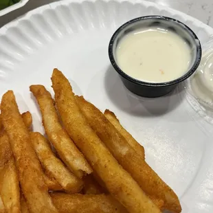 Fries w cheese sauce