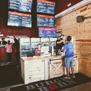 Burger Barn Interior