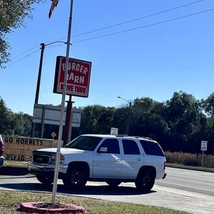 Not the best photo but, that's the sign