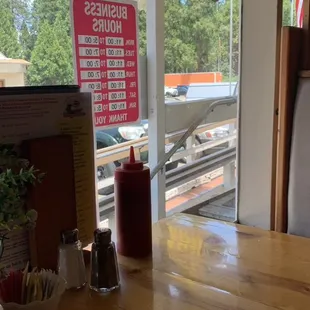 6/22/2023:  POV looking outside my booth . . .