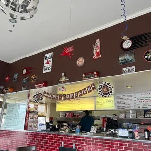 Front of Counter