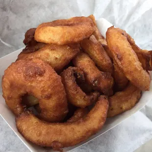 Homemade onion rings