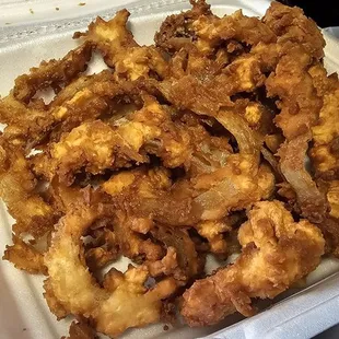 Handmade Onion rings. They are great.