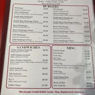 Burger menu