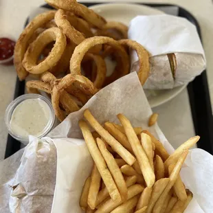 Onions Rings &amp; French Fries