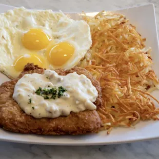 say hello to country fry steak