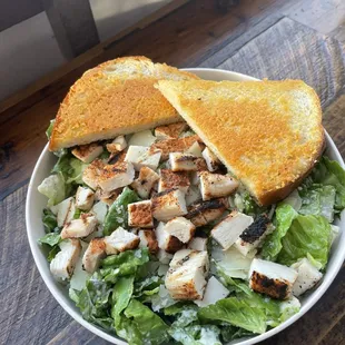 Chicken Caesar salad