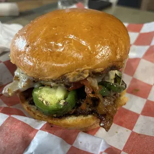 Billys El Loco burger