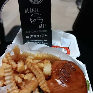 Buger and fries