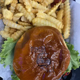 Bacon Cheese Burger Combo