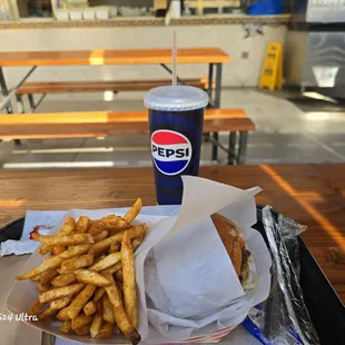 My Hamburger and fries