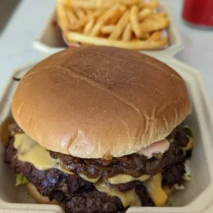 BB's Double Cheeseburger