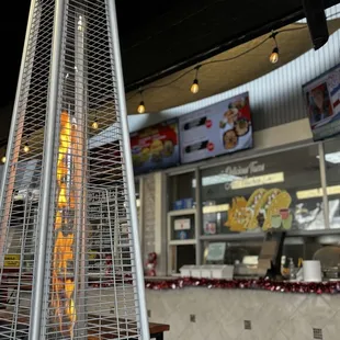 Great Ambiance! They kept us warm and cozy!