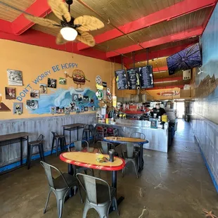 Interior seating area