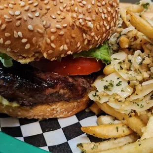 Garlic fries were amazing