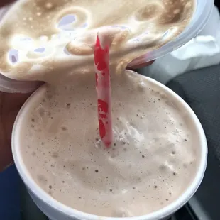 Foamy Chocolate Shake