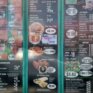 Prices subject to change.