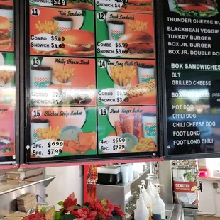 Since there is no menu online...